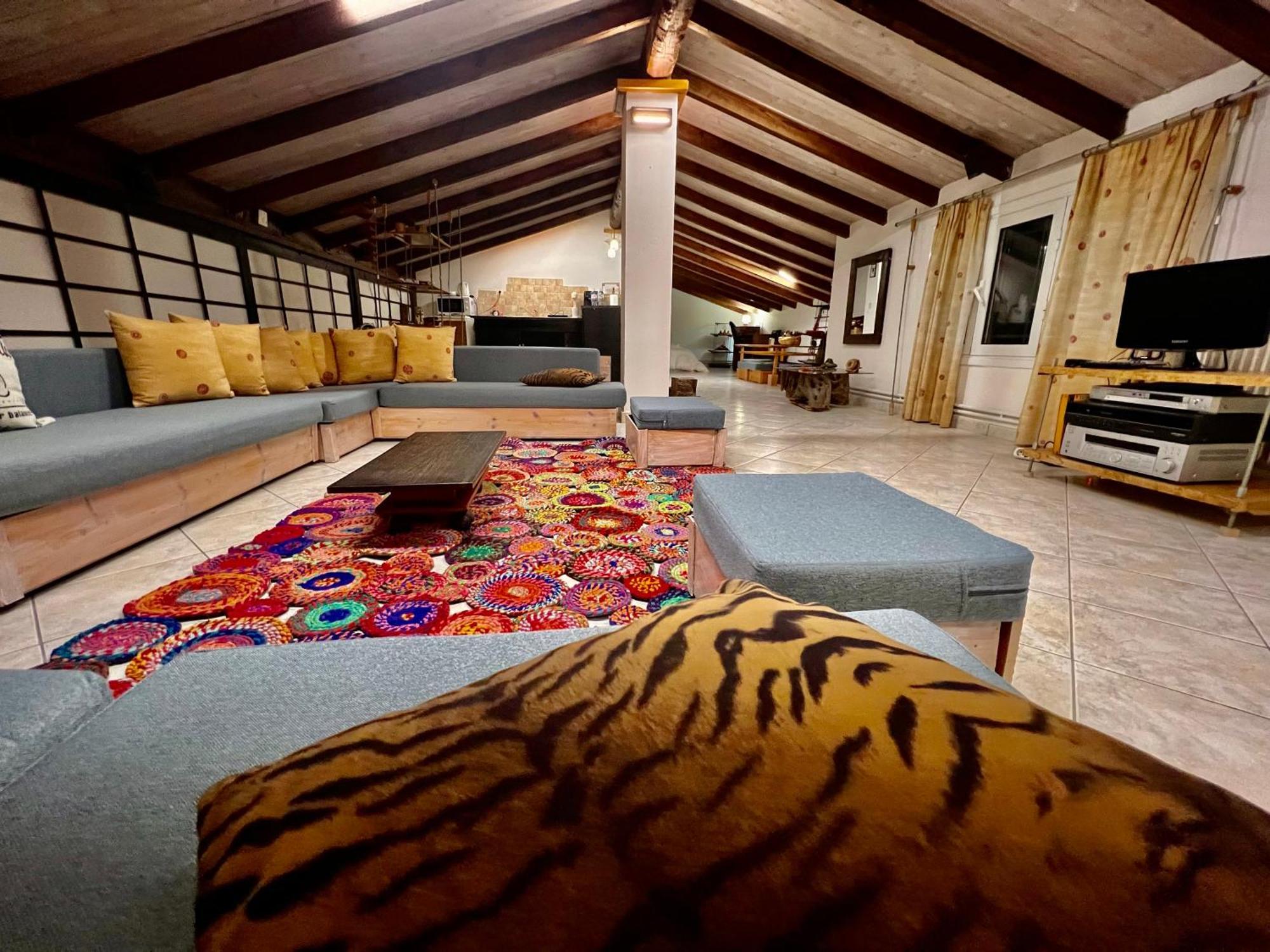 Σοφιτα Ξυλο Μεταλο Γυαλι Apartment Alykes Potamou ภายนอก รูปภาพ
