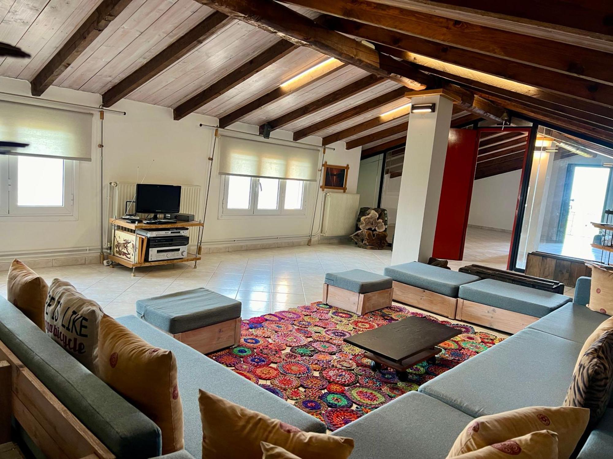 Σοφιτα Ξυλο Μεταλο Γυαλι Apartment Alykes Potamou ภายนอก รูปภาพ